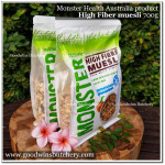 Monster Health Food Co. Australia MUESLI HIGH FIBER 700g